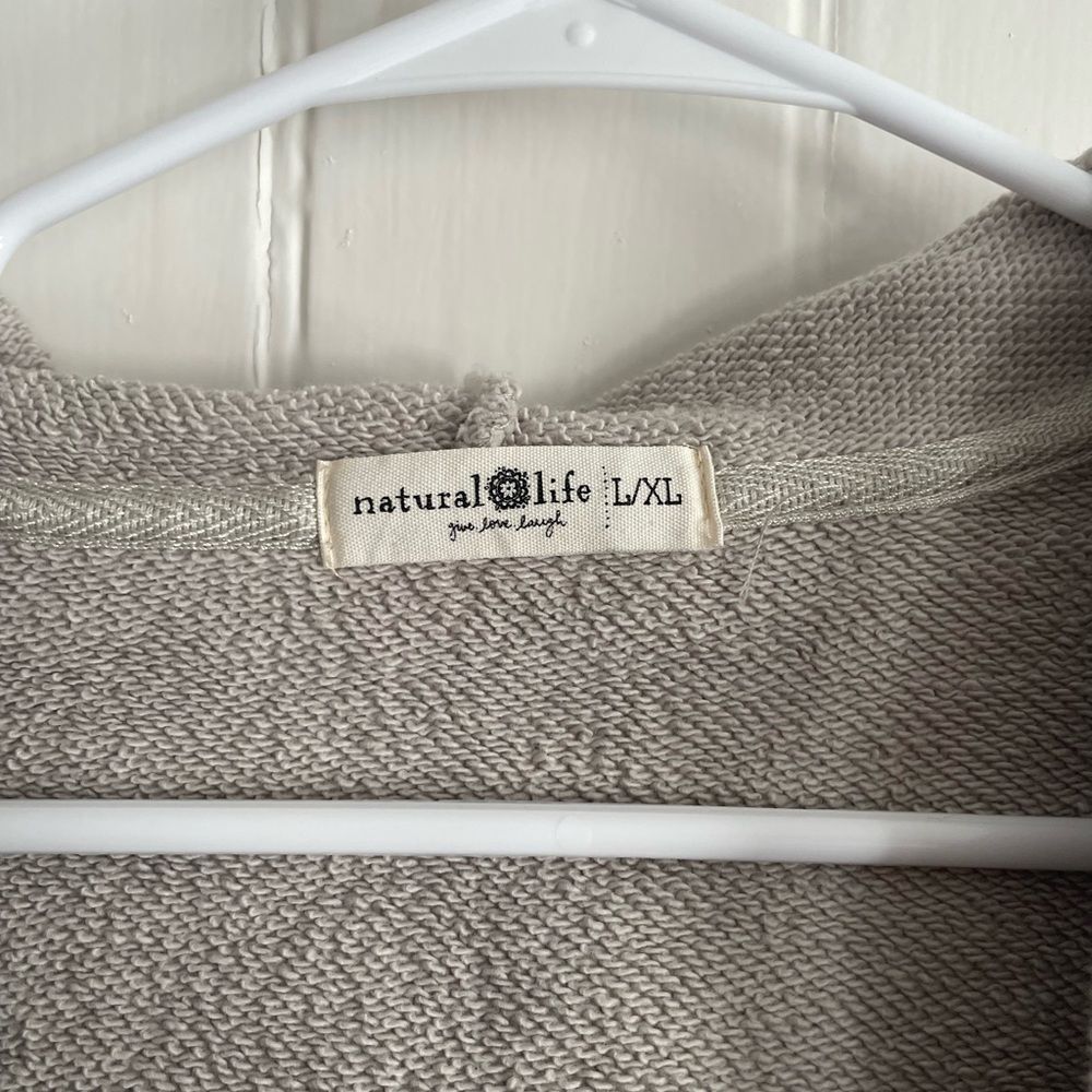 Natural Life Light Gray Hoodie - Picture 2 of 4
